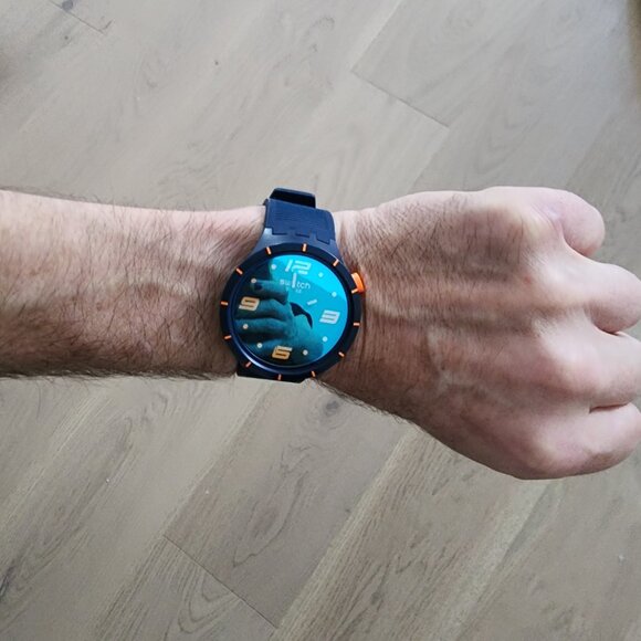 Swatch Big Bold Watch in Futuristic Blue - Picture 4 of 15